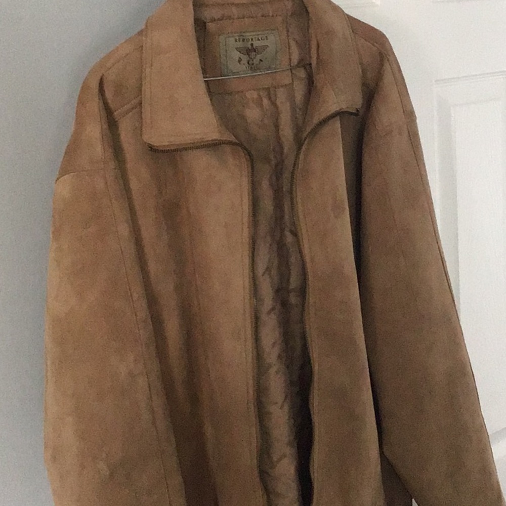 Reportage R.G.A. Faux suede coat